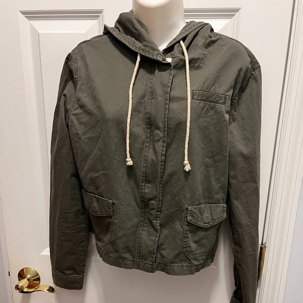 Thread & Supply Medium khaki green jacket